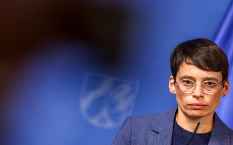 Paul erklärte ihren Rücktritt mit der zunehmenden Polarisierung um ihre Person - und gab sich selbstkritisch. - Foto: Christoph Reichwein/dpa