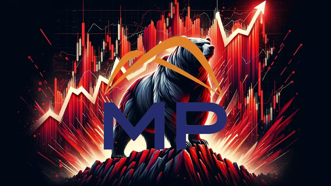 La acción de MP Materials se resiente ante el impulso estatal a un rival Illustration mit AI erstellt übermittelt durch boerse-global.de