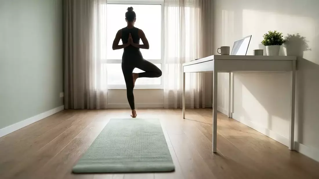 Yoga-Pausen steigern Konzentration im digitalen Alltag - Bild: über boerse-global.de