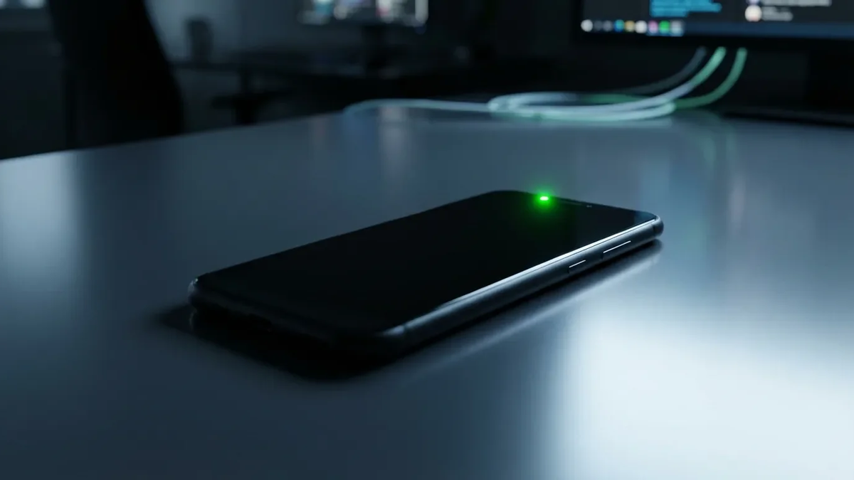 Grüner Punkt am Smartphone: Warnsignal oder falscher Alarm? - Foto: über boerse-global.de