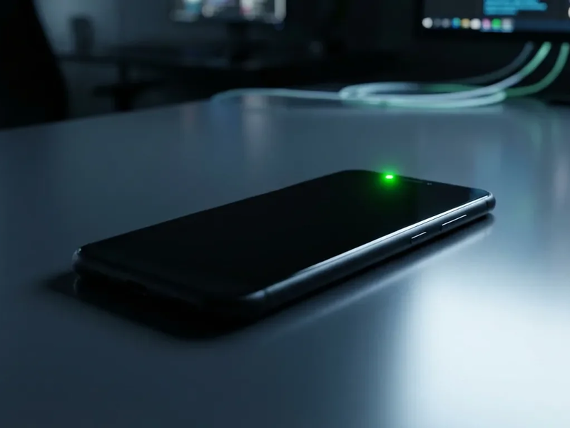 Grüner Punkt am Smartphone: Warnsignal oder falscher Alarm? - Foto: über boerse-global.de