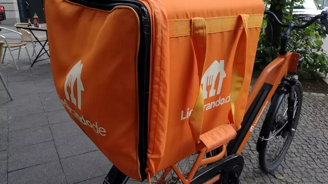 Lieferando-Fahrrad (Archiv) - Bild: via dts Nachrichtenagentur