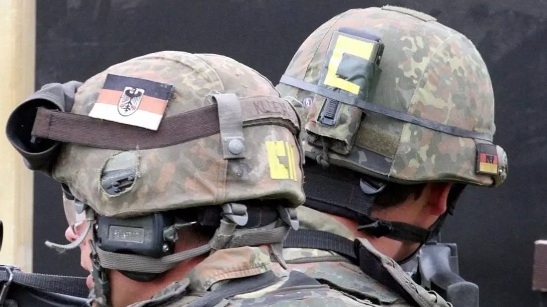 Bundeswehr-Helme (Archiv) - Bild: via dts Nachrichtenagentur