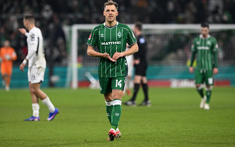 Zählte zu den Besten bei Werder: Aushilfs-Abwehrchef Senne Lynen. - Foto: Carmen Jaspersen/dpa