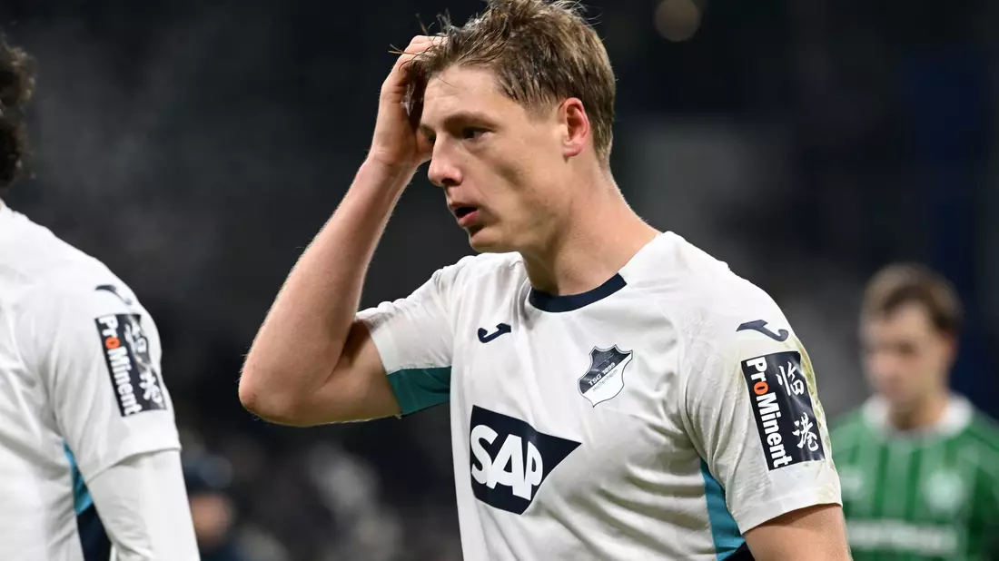 Erzielte die Führung für die TSG Hoffenheim: Alexander Prass.  - Bild: Carmen Jaspersen/dpa