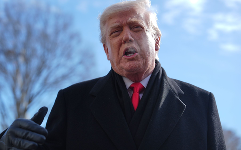 Kuba steht nach seinen Worten kurz vor dem Zusammenbruch - US-Präsident Donald Trump.  - Foto: Evan Vucci/AP/dpa