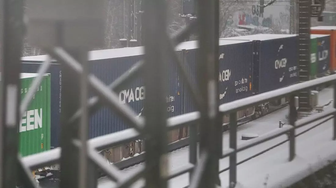 Güterzug am 26.01.2026 - Bild: via dts Nachrichtenagentur
