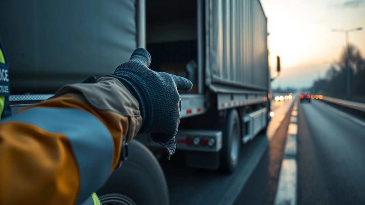 Ladungssicherung: Kontrolle auf A6 offenbart alarmierende Mängel - Foto: über boerse-global.de