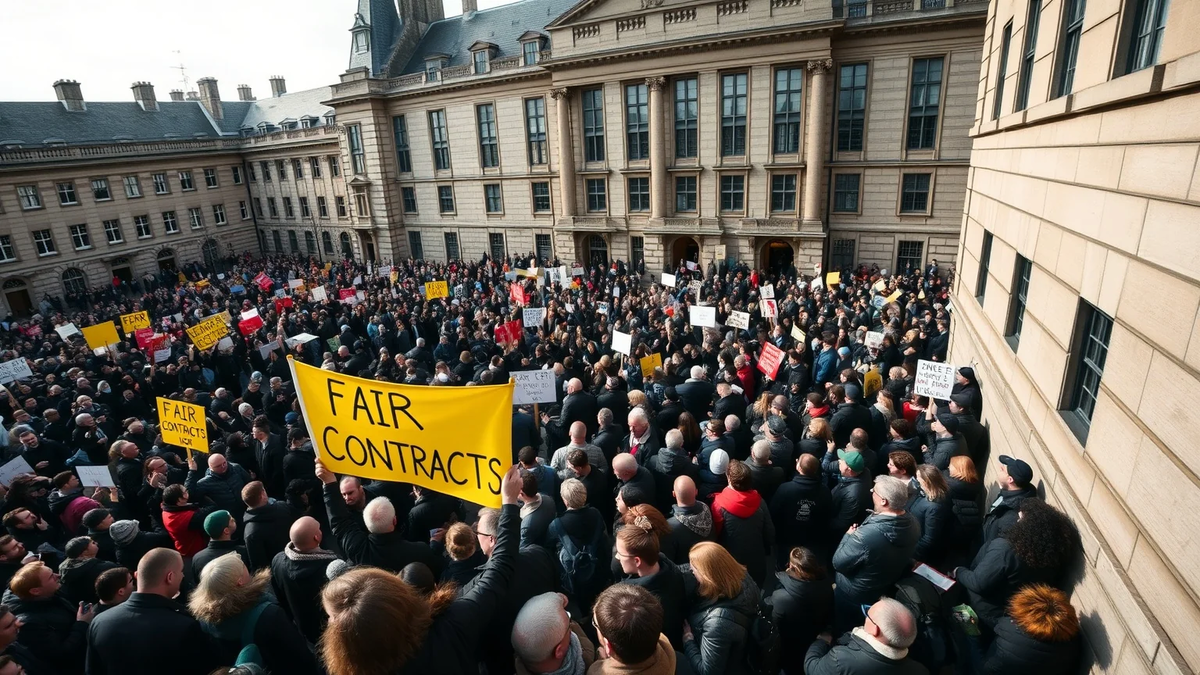 Hochschulstreik: Zehntausende fordern Ende der Wissenschafts-Prekarität - Foto: über boerse-global.de