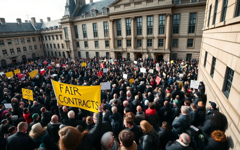 Hochschulstreik: Zehntausende fordern Ende der Wissenschafts-Prekarität - Foto: über boerse-global.de