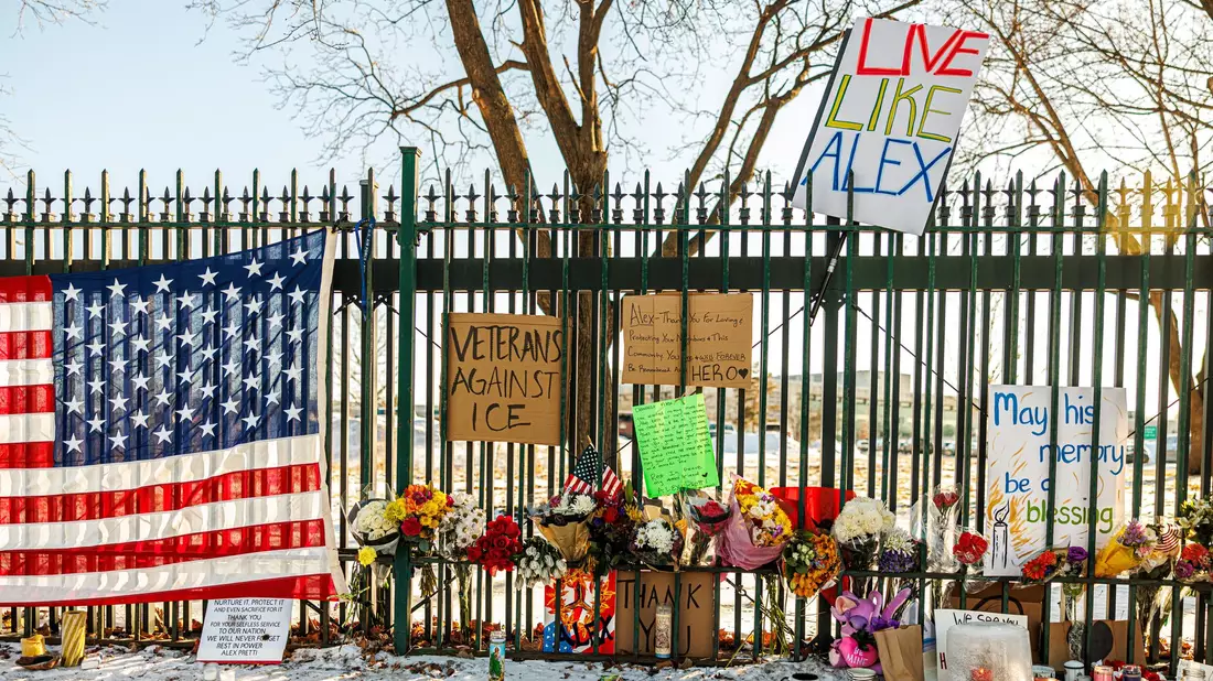 Laut US-Medien gaben zwei Bundesbeamte die Schüsse in Minnesota ab.  - Bild: Kerem Yücel | MPR News/Minnesota Public Radio/AP/dpa