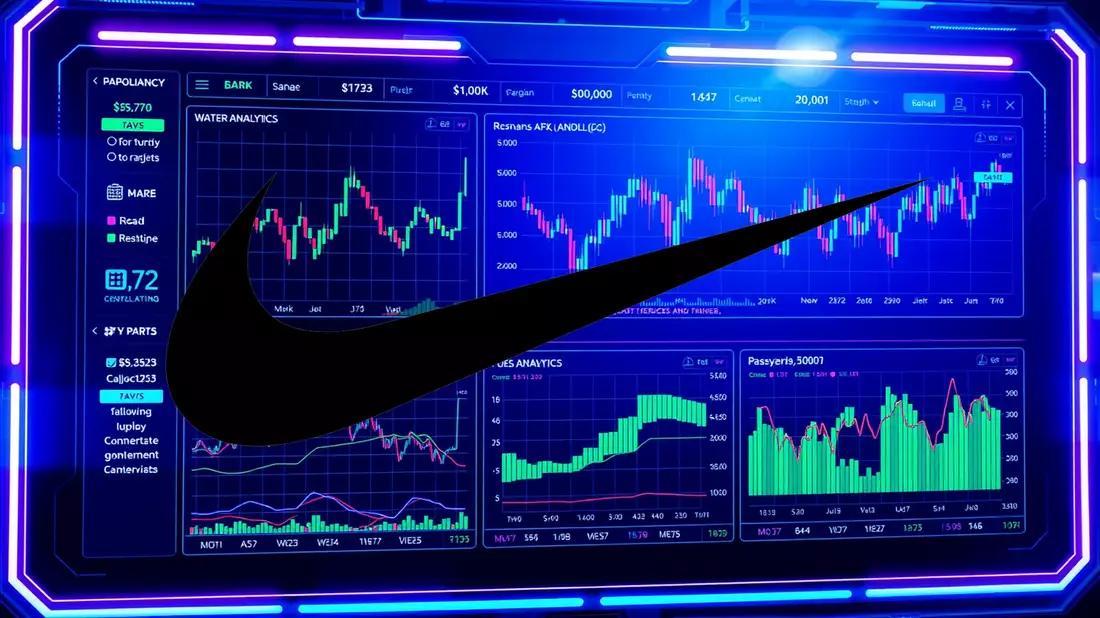 Nike en Transformación: Un Camino Empinado Hacia la Recuperación Illustration mit AI erstellt übermittelt durch boerse-global.de