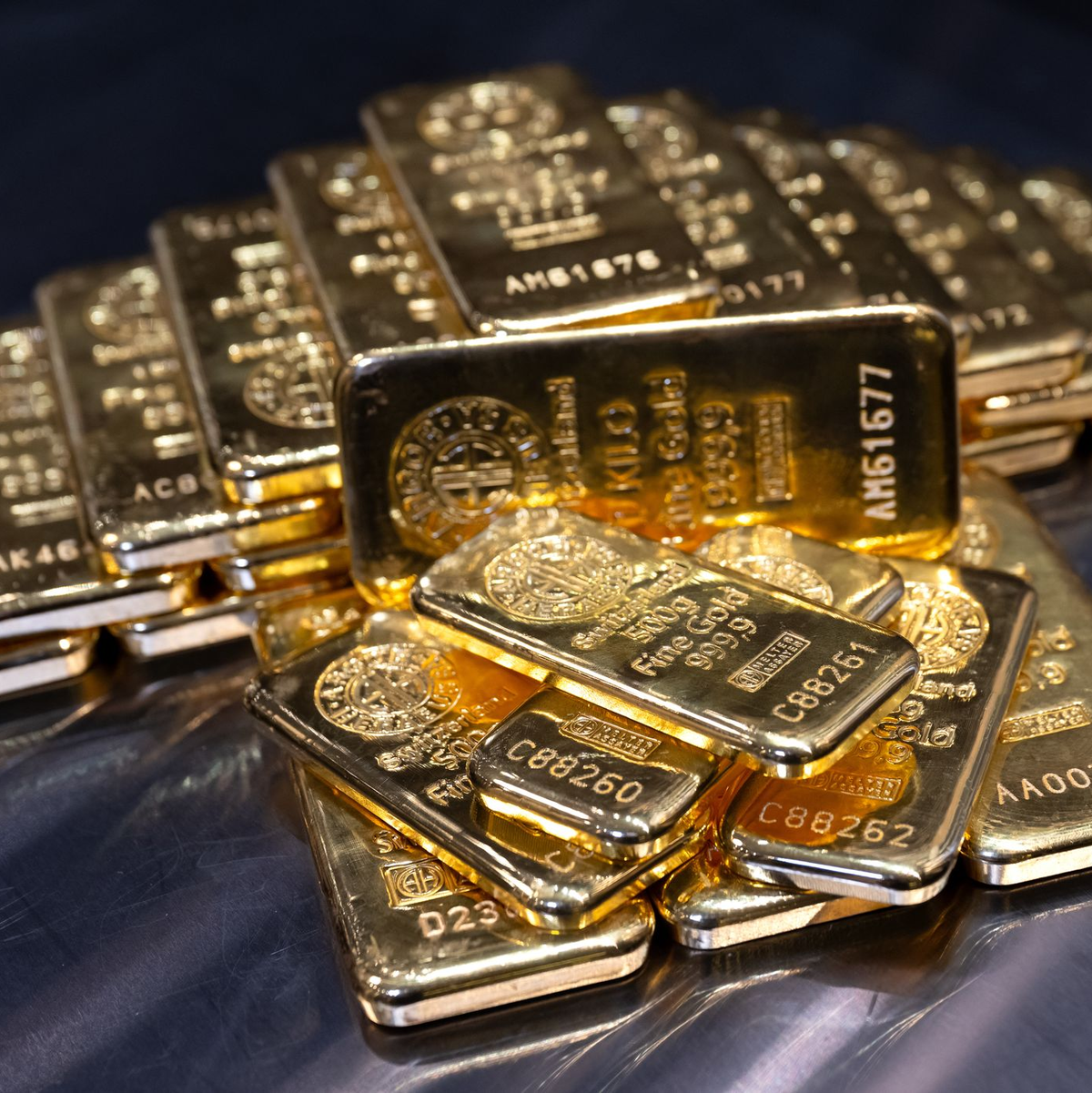 Wird weiter angesteuert: Der vermeintlich sichere Hafen Gold. - Foto: Sven Hoppe/dpa