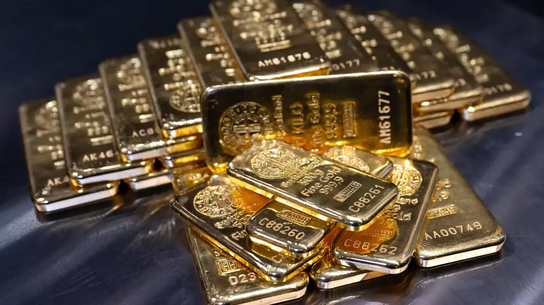 Wird weiter angesteuert: Der vermeintlich sichere Hafen Gold. - Bild: Sven Hoppe/dpa