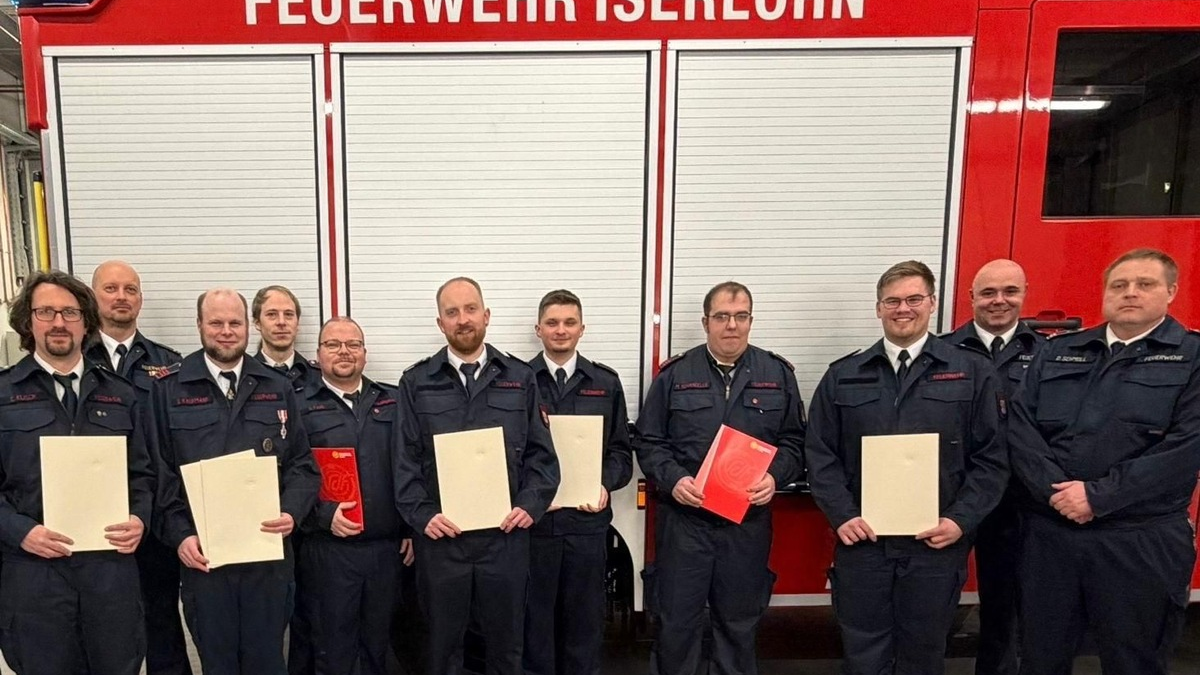 FW-MK: Jahresdienstbesprechung der Löschgruppe Untergrüne - Foto: presseportal.de