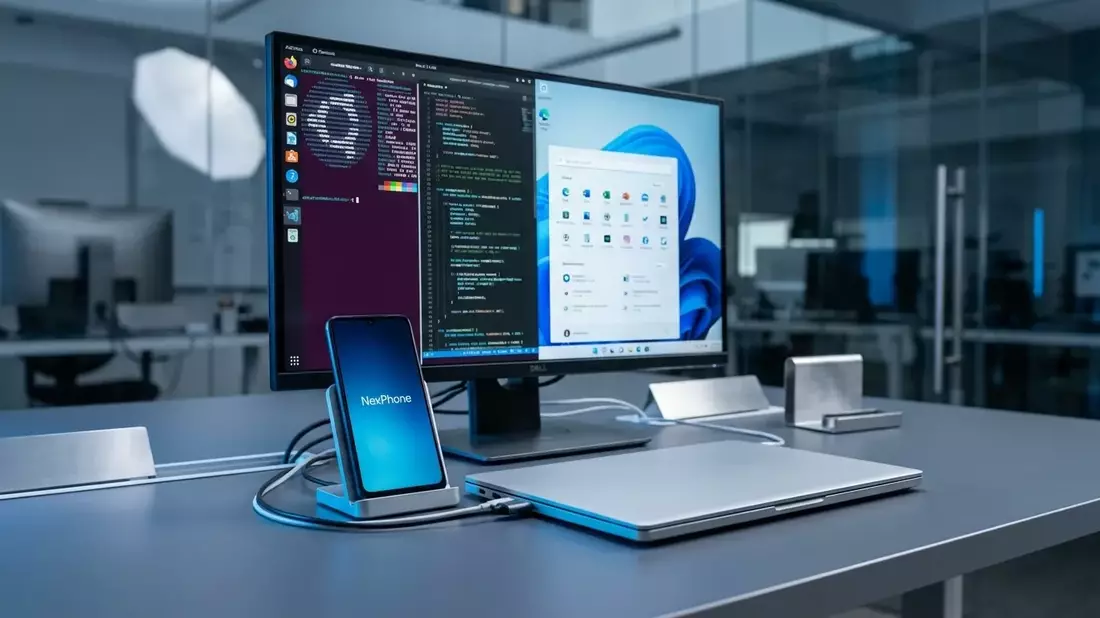 NexPhone: Ein Smartphone mit drei Betriebssystemen - Bild: über boerse-global.de