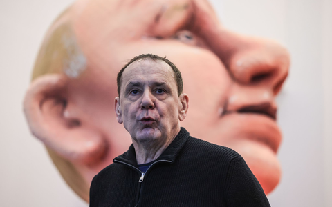 Tilly vor Putin-Figur (Archivbild) - Foto: Oliver Berg/dpa