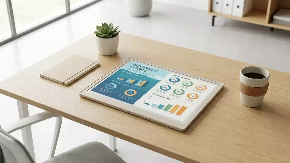 Samsung setzt mit 13-Zoll-Farb-E-Paper auf Nachhaltigkeit Illustration mit AI erstellt übermittelt durch boerse-global.de
