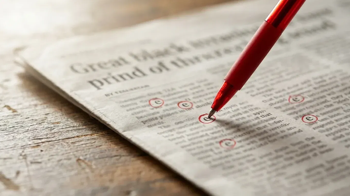 Buchstabenstreichen: Einfache Übung schärft den Fokus - Foto: über boerse-global.de