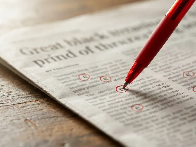 Buchstabenstreichen: Einfache Übung schärft den Fokus - Foto: über boerse-global.de