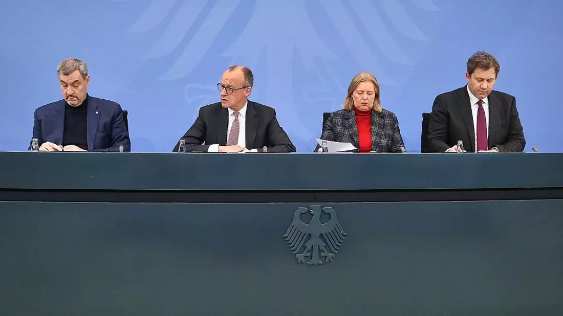 Pressekonferenz nach Koalitionsausschuss am 28.01.2026 - Bild: via dts Nachrichtenagentur