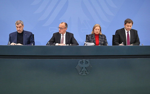 Pressekonferenz nach Koalitionsausschuss am 28.01.2026 - Foto: via dts Nachrichtenagentur
