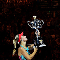 Angelique Kerber gewann vor zehn Jahren bei den Australian Open ihren ersten Grand-Slam-Titel. - Foto: Tracey Nearmy/AAP/dpa