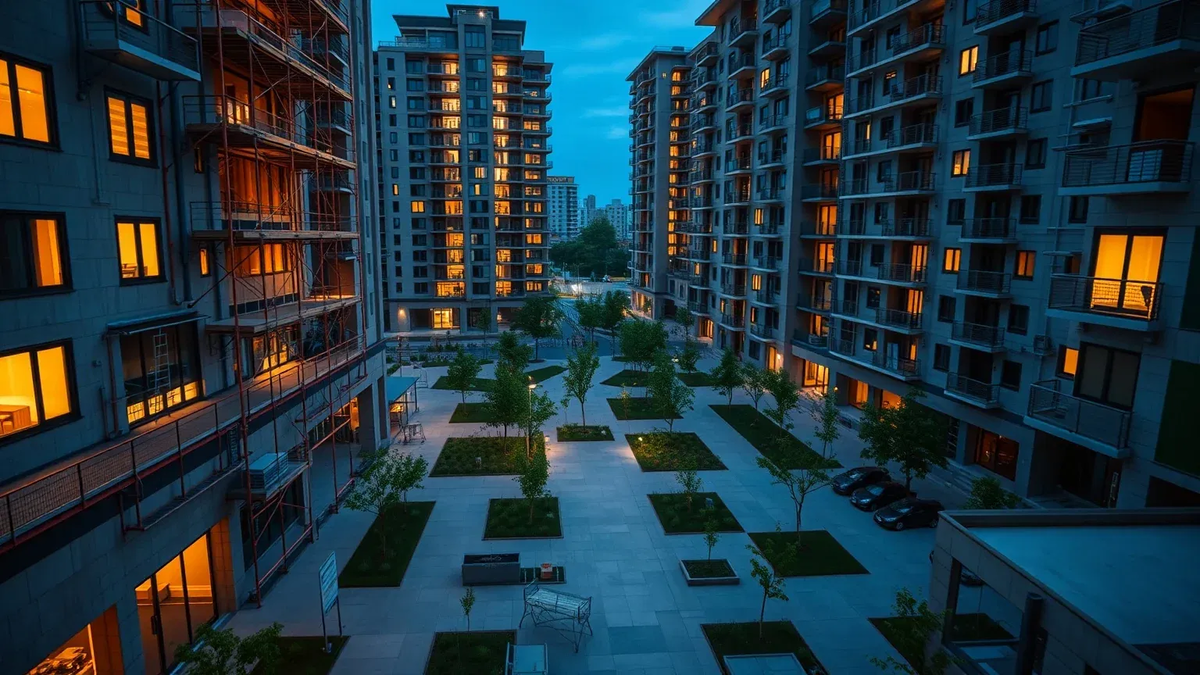 Sozialer Wohnungsbau: Deutschland fehlt 1,4 Millionen bezahlbare Wohnungen - Foto: über boerse-global.de