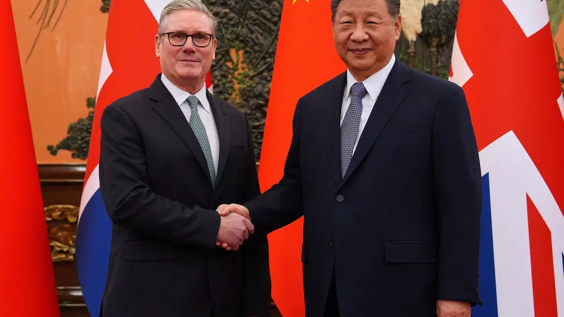 Das britisch-chinesische Verhältnis war zuletzt stark abgekühlt. - Bild: Carl Court/Pool Getty/AP/dpa