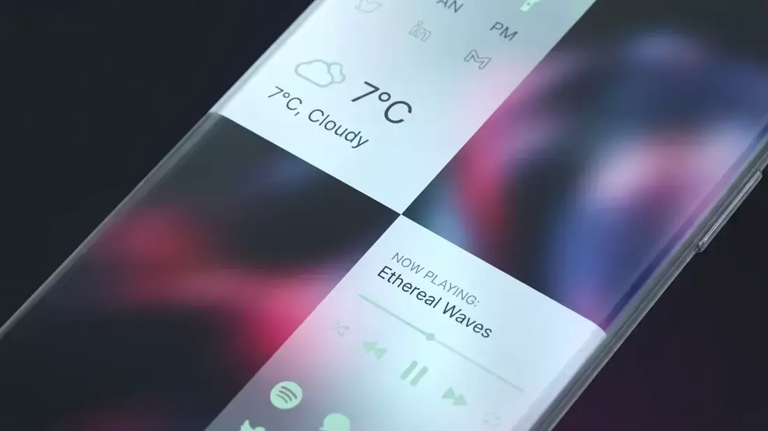 Android 17: Neues Design mit Glas-Effekt und geteiltem Menü - Bild: über boerse-global.de