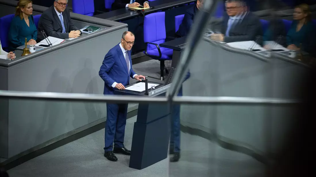 Merz gibt den Europäern Hausaufgaben auf. - Bild: Bernd von Jutrczenka/dpa