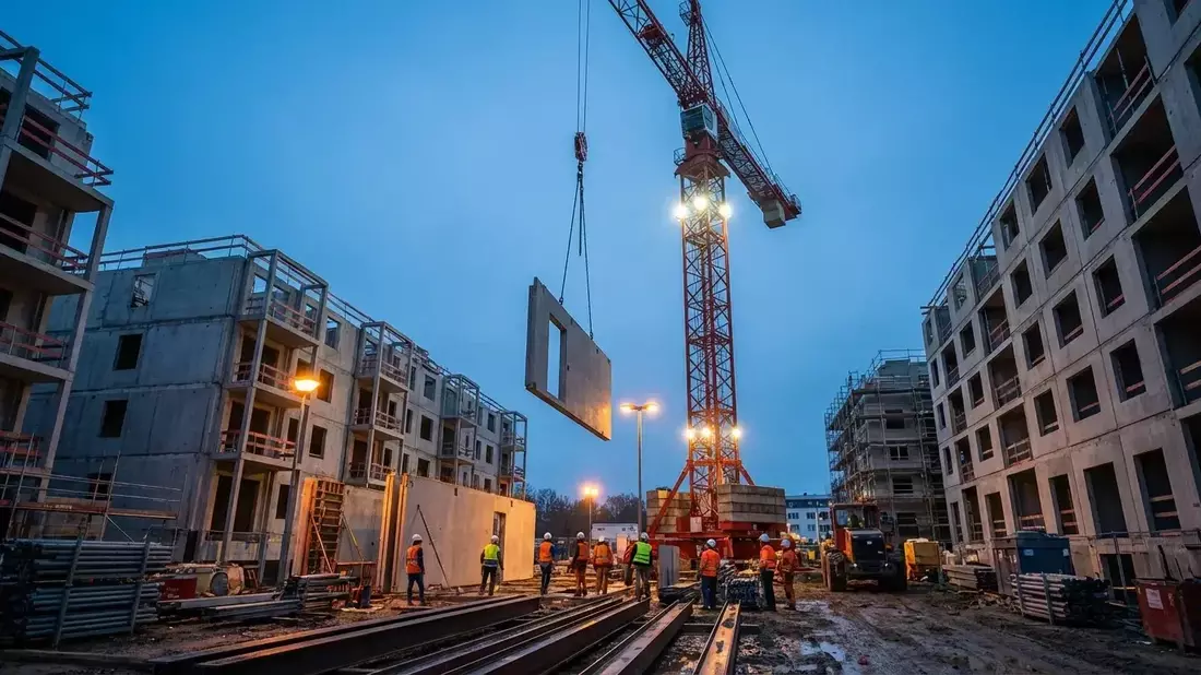 IW korrigiert Wohnungsbaubedarf deutlich nach oben Illustration mit AI erstellt übermittelt durch boerse-global.de