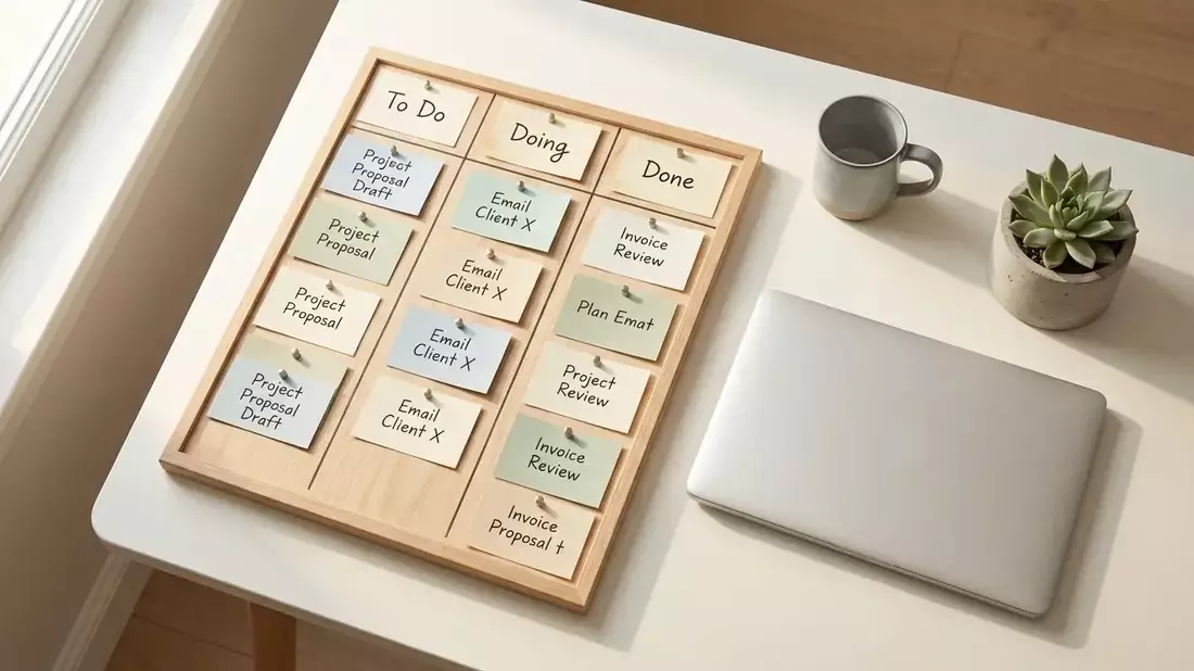 Personal Kanban erlebt 2026 eine Renaissance als Anti-Stress-Tool - Bild: über boerse-global.de