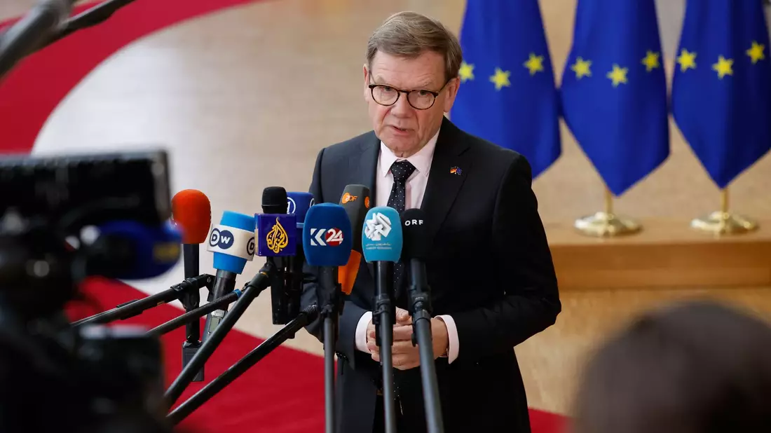 «Diese heute getroffene Entscheidung ist ein starkes politisches Signal – und ein überfälliges», sagt der deutsche Außenminister Johann Wadephul. - Bild: Geert Vanden Wijngaert/AP/dpa