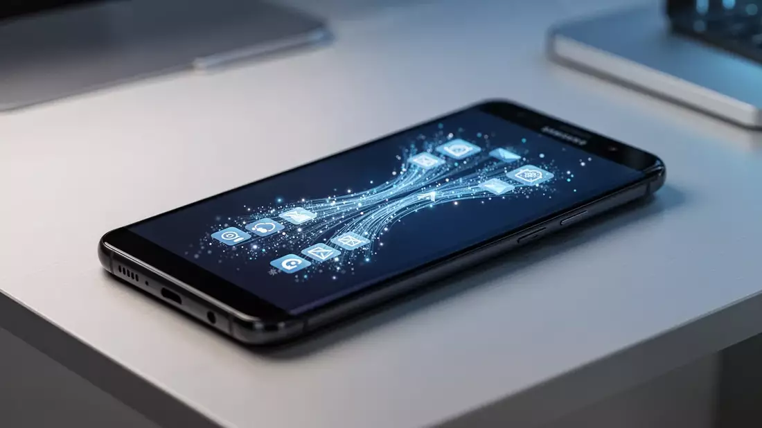 Samsung Galaxy: So bleiben die Smartphones dauerhaft schnell Illustration mit AI erstellt übermittelt durch boerse-global.de