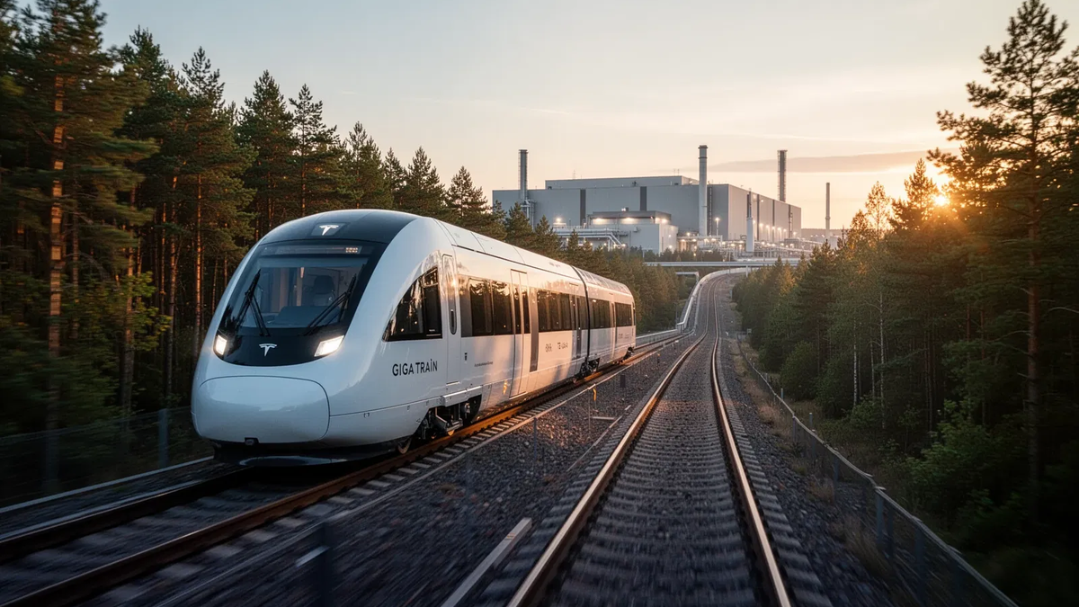 Tesla Gigafactory Berlin: Giga-Train-Verbindung wird massiv ausgebaut - Foto: über boerse-global.de