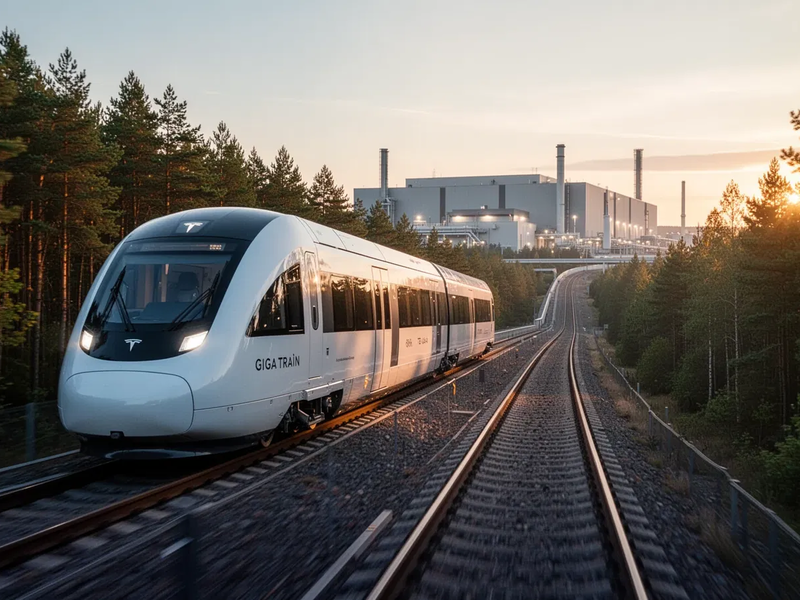 Tesla Gigafactory Berlin: Giga-Train-Verbindung wird massiv ausgebaut - Foto: über boerse-global.de