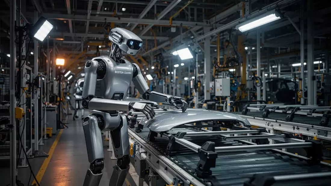 Boston Dynamics Atlas startet erste Fabrik-Einsätze bei Hyundai - Bild: über boerse-global.de