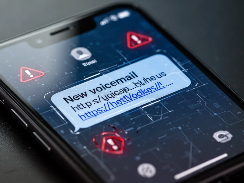 Neue Smishing-Welle tarnt sich als Voicemail-Benachrichtigung - Foto: über boerse-global.de