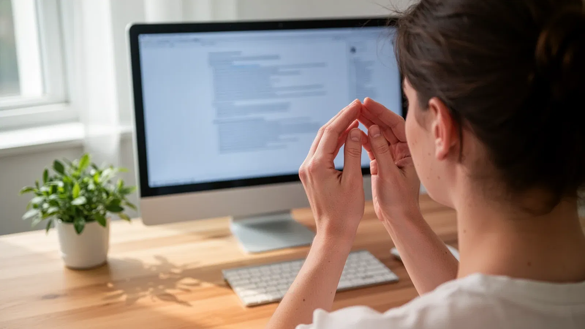 Augengymnastik und Gesichtsyoga bekämpfen digitalen Sehstress - Foto: über boerse-global.de