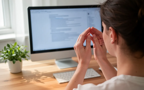 Augengymnastik und Gesichtsyoga bekämpfen digitalen Sehstress - Foto: über boerse-global.de
