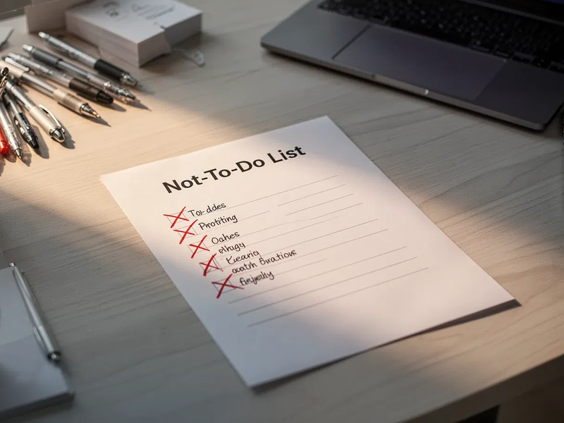 Not-To-Do-Liste: Warum weniger tun mehr bringt - Foto: über boerse-global.de