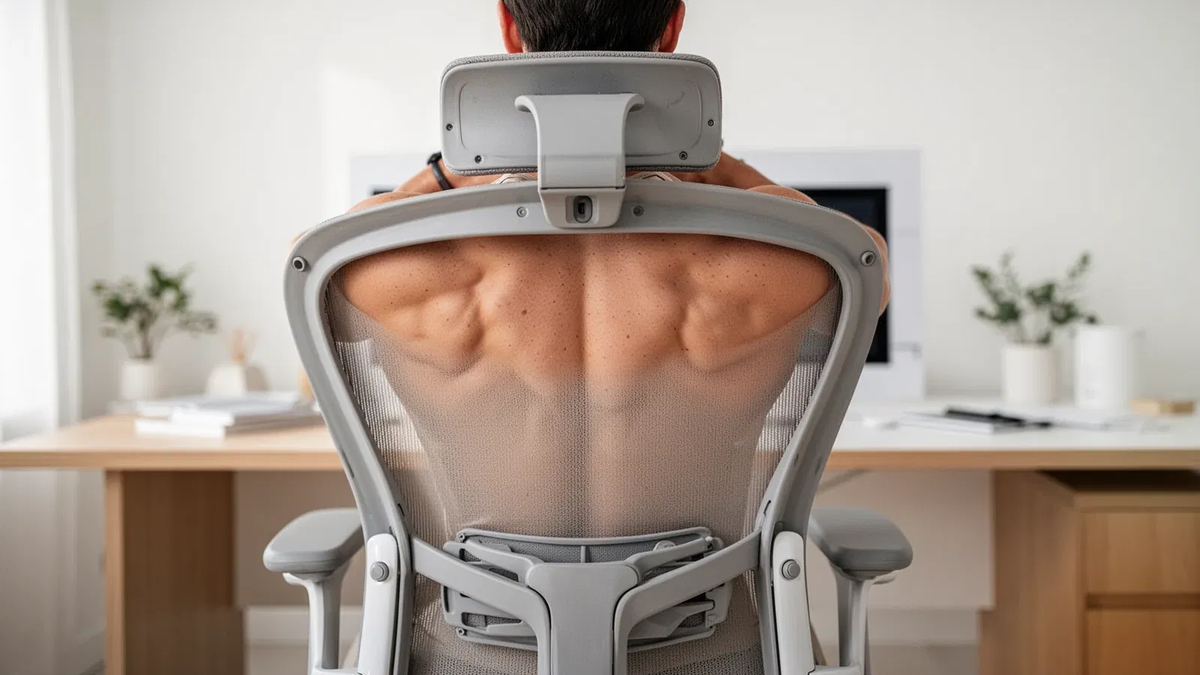 Einfache Rücken-Übung bekämpft den Büro-Rundrücken - Foto: über boerse-global.de