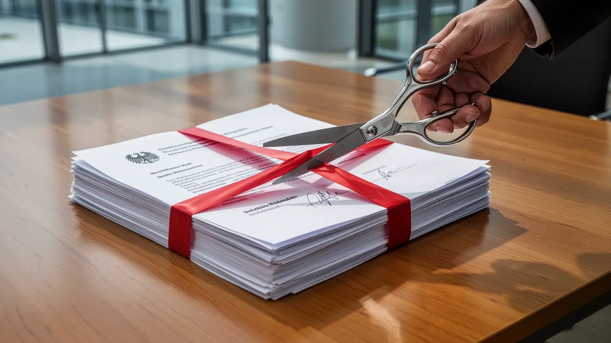 Bürokratieabbau: Bundestag entlastet Unternehmen um Millionen - Foto: über boerse-global.de