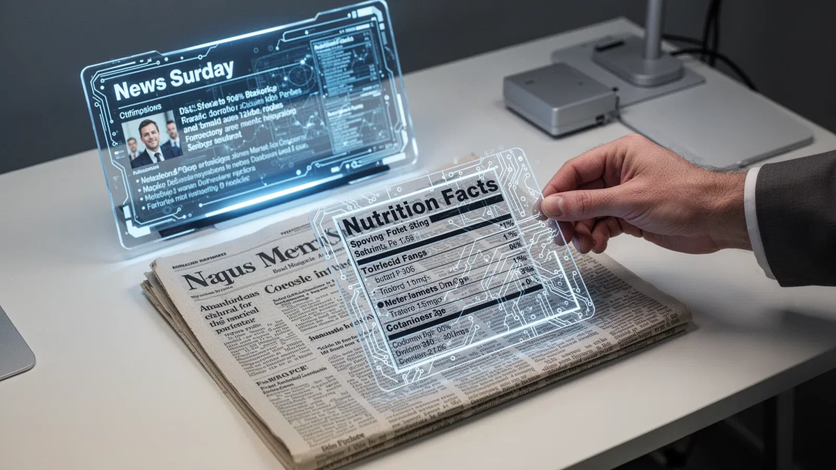 IPPR fordert Nährwertkennzeichnung und Lizenzgebühren für KI-News - Foto: über boerse-global.de