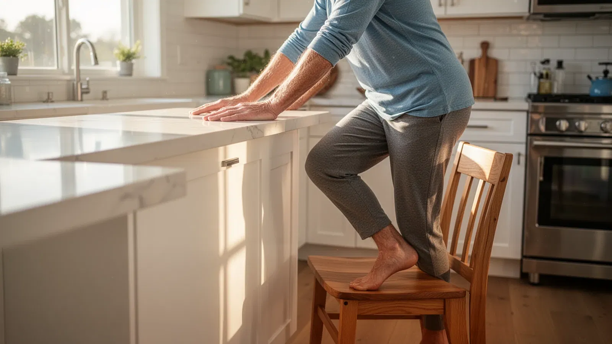 Küche wird zum Fitnessraum für Senioren - Foto: über boerse-global.de