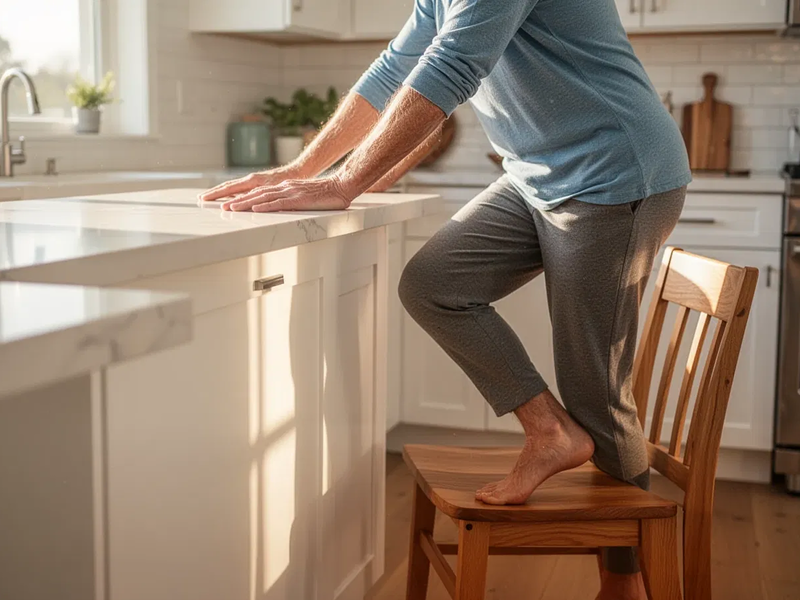 Küche wird zum Fitnessraum für Senioren - Foto: über boerse-global.de
