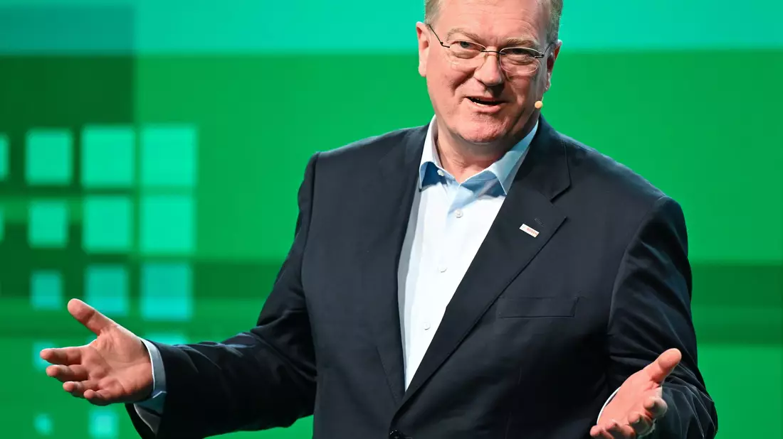 Bosch-Chef Hartung: 2025 war ein schwieriges, teils auch schmerzhaftes Jahr. (Archivbild) - Bild: Bernd Weißbrod/dpa