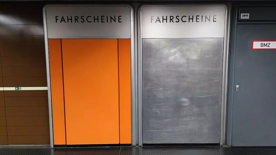 Entfernter Fahrscheinautomat (Archiv) - Bild: via dts Nachrichtenagentur