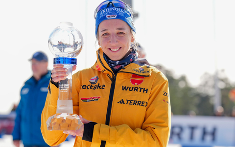 Im vergangenen Jahr gewann Franziska Preuß in Oslo den Gesamtweltcup. (Archivbild) - Foto: Terje Pedersen/NTB/dpa